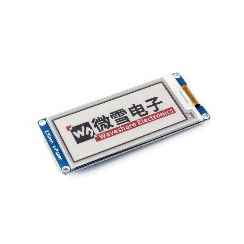 Waveshare 2,9 inch 296x128 E-Ink E-Paper Display Module three-color Arduino-0