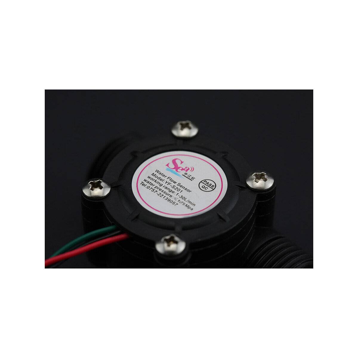 DFRobot Gravity Water Flow Sensor YF-S201 (1/2) for Arduino"-0