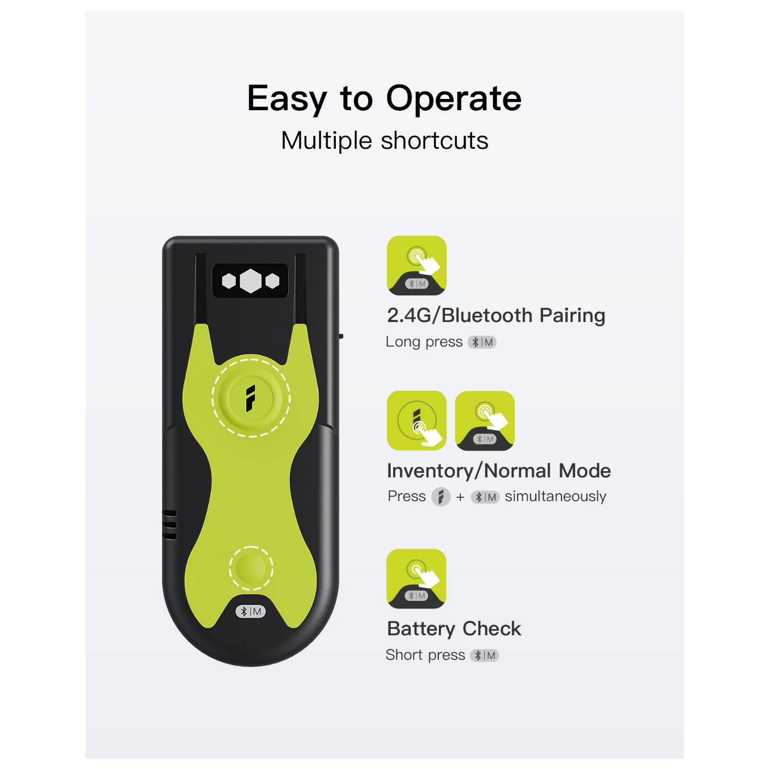 Inateck BCST-42 - Barcode-Scanner - Handgerät-0