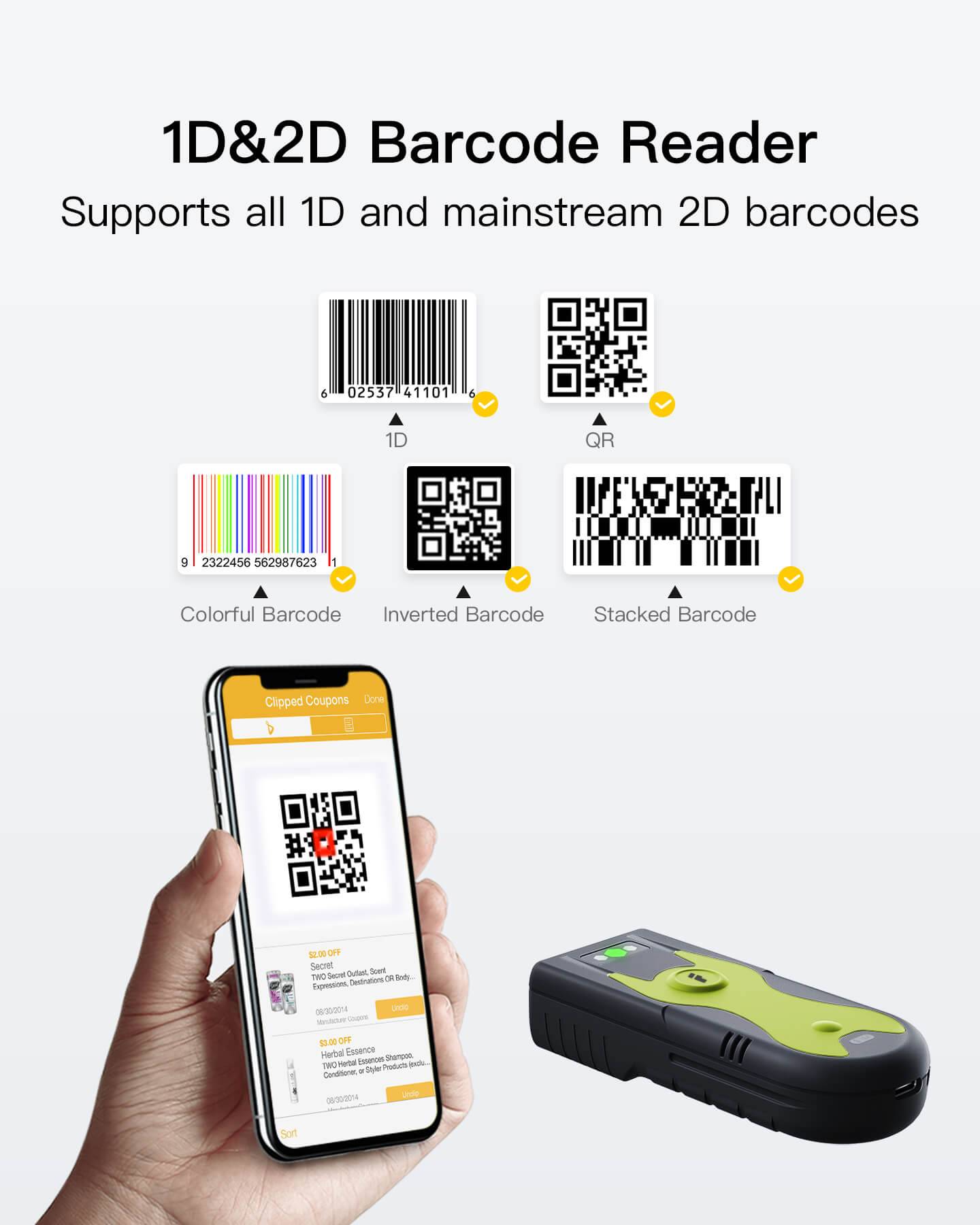Inateck BCST-42 - Barcode-Scanner - Handgerät-1