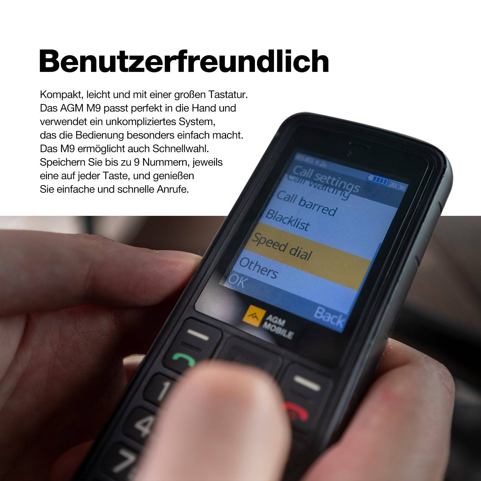 AGM Mobile by beafon M9 Bartype Outdoor Keys-4