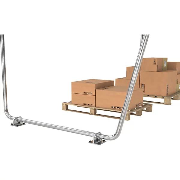 Überdachung Siegen dreiseitiges Komplettset Profilblech verzinkt HxBxT 2290 x 4300 x 2330 mm. WSM Walter-2