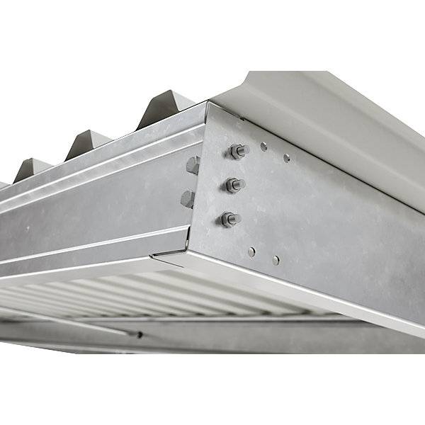 Fahrzeugüberdachung EcoCover für 2 Stellplätze mit Stahldach verzinkt B 5160 mm Anbaueinheit. WSM Walter-3