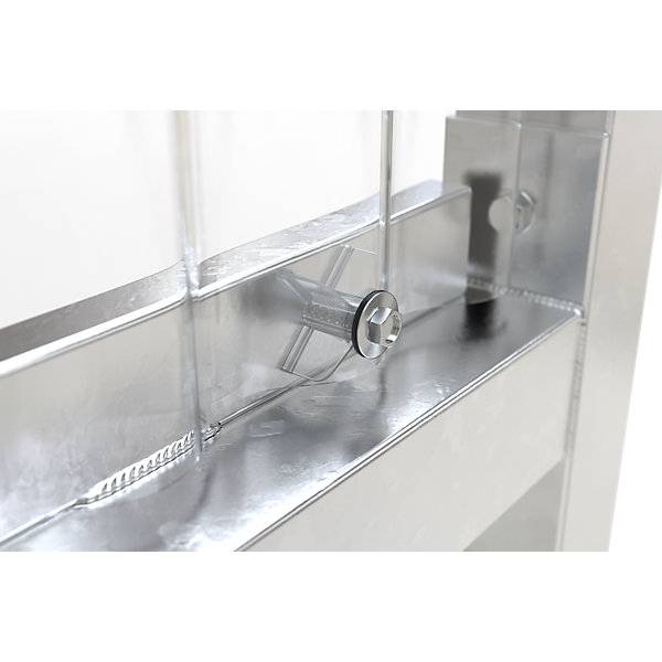 Überdachung Jena dreiseitiges Komplettset verzinkt HxBxT 2360 x 2960 x 1580 mm. WSM Walter Solbach | Metallbau-2