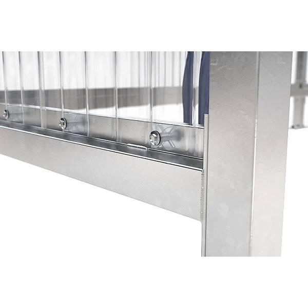 Überdachung Jena dreiseitiges Komplettset verzinkt HxBxT 2360 x 2960 x 1580 mm. WSM Walter Solbach | Metallbau-4