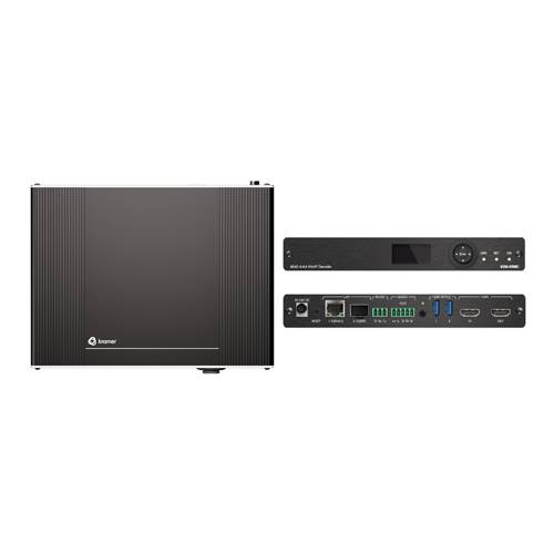 KRAMER KDS-17DEC - 4K AVoIP Streaming-Decoder mit Dante (4K@60Hz | 4:4:4 | HDMI | HDR10 | HDCP 2.3 | PoE+)-0