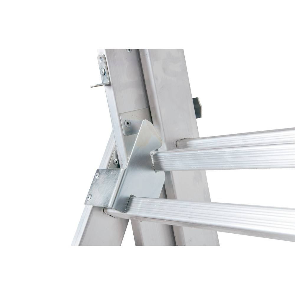 Alu-Schiebeleiter BASIC 3-in-1, Arbeitshöhe Anlegeleiter 6,48 m-3
