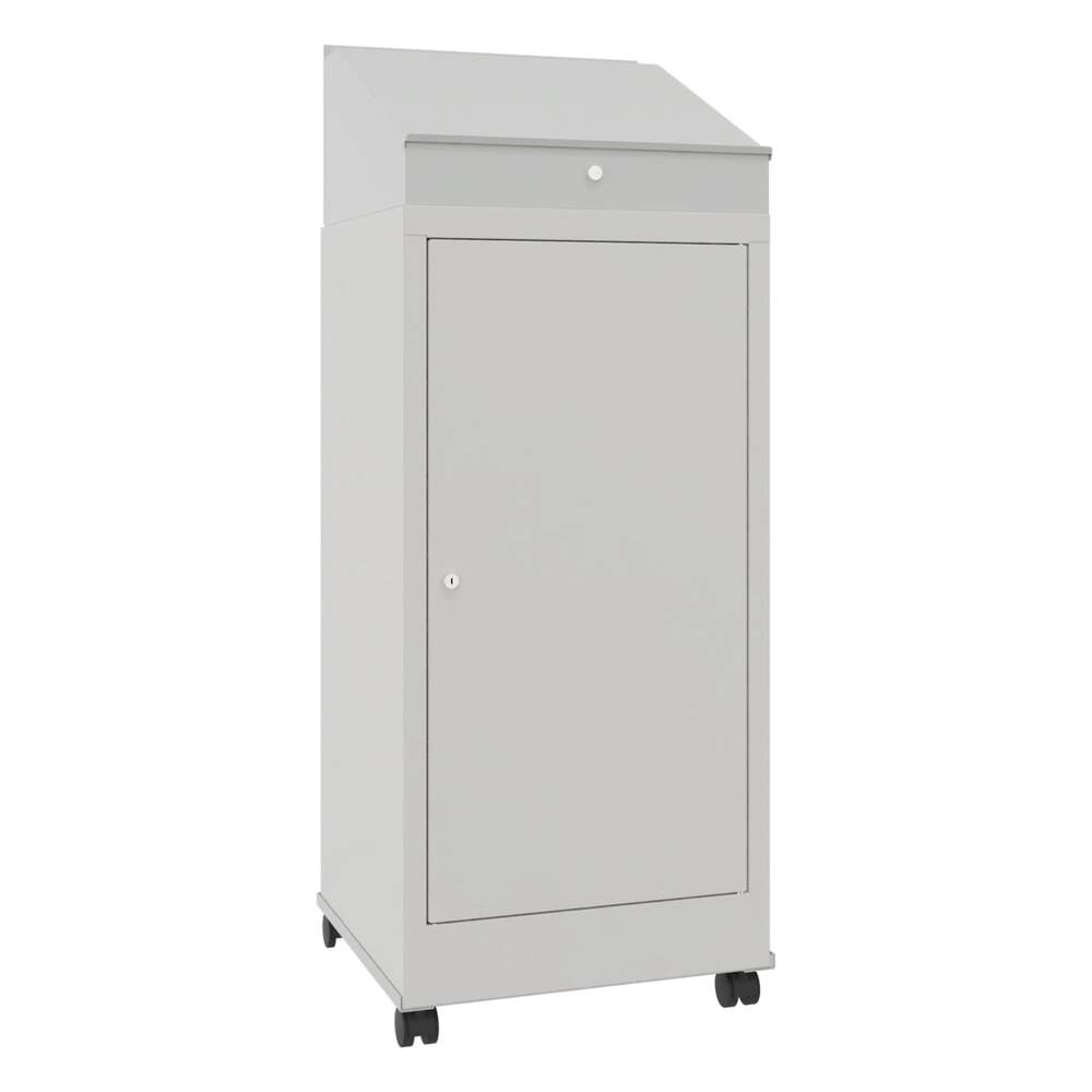 PAVOY Industrie-Stehpult, mobil, HxBxT 1.330 x 500 x 500 mm, 1 Auszieh-0