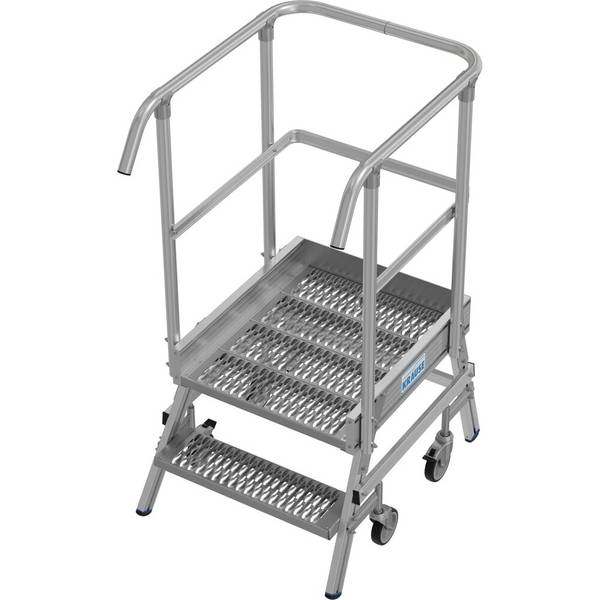 STABILO Podestleiter, fahrbar 1x2 St.R13