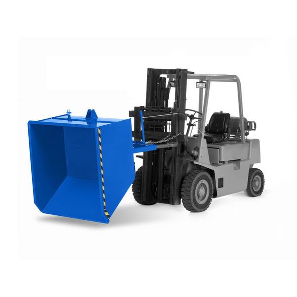 RR-Industrietechnik® Späne-Kippbehälter mit Lochblechdoppelboden und A