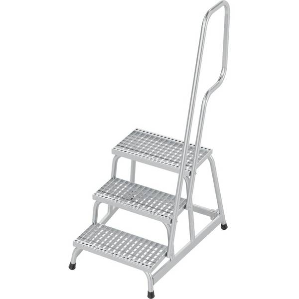 KRAUSE® STABILO mobiler Montagetritt mit rutschhemmenden R13-Gitterros