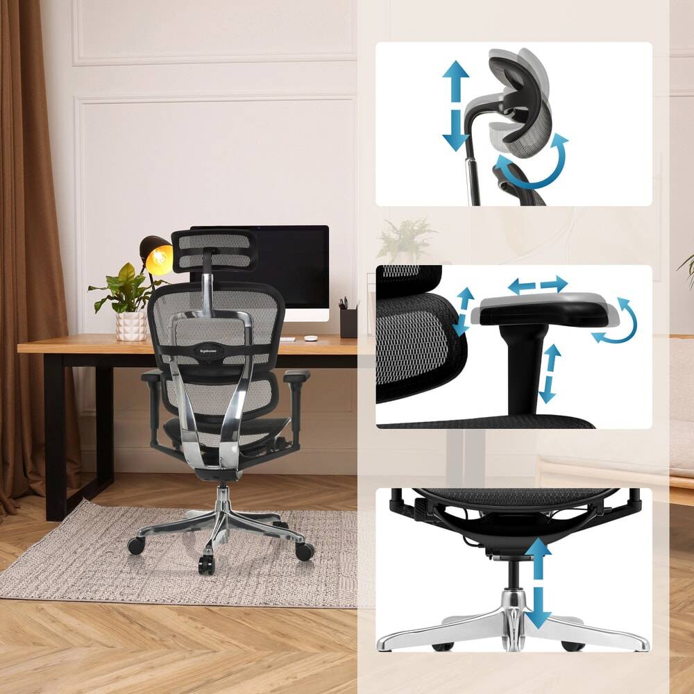 hjh OFFICE Chefsessel ERGOHUMAN ULTRA GEN2, Netzrückenlehne, 601270-YY-2