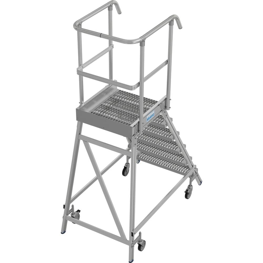 STABILO Podestleiter, fahrbar 1x6 St.R13-2