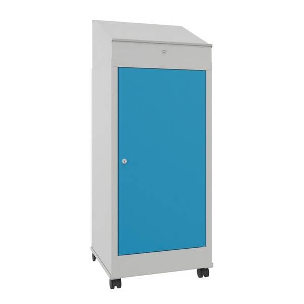 PAVOY Industrie-Stehpult, mobil, HxBxT 1.330 x 500 x 500 mm, 1 Auszieh