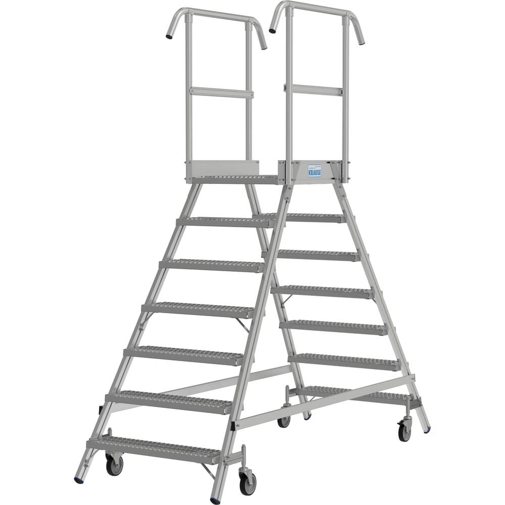 Podesttreppe 2x7 Plattform-H.1700mm beids.KRAUSE-3