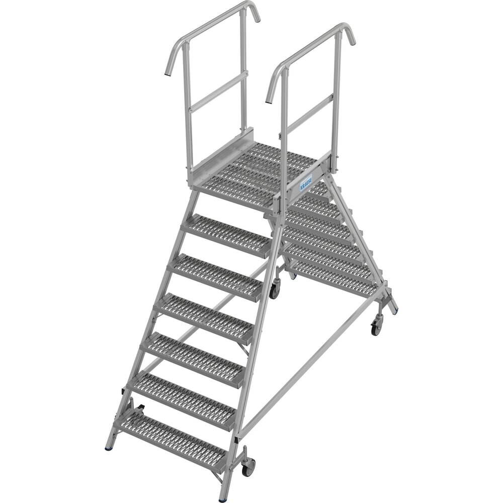 Podesttreppe 2x7 Plattform-H.1700mm beids.KRAUSE-0