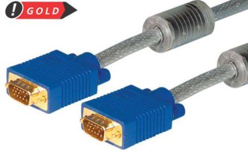 S-VGA Monitorkabel High Quality, vergoldet, 15pol HD D-Sub St./St., 1,0 m-0