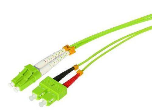 Tecline fibre optic patch cable HD, 50/125 m, multimode, OM5 fibre, LC duplex connector / SC duplex-0