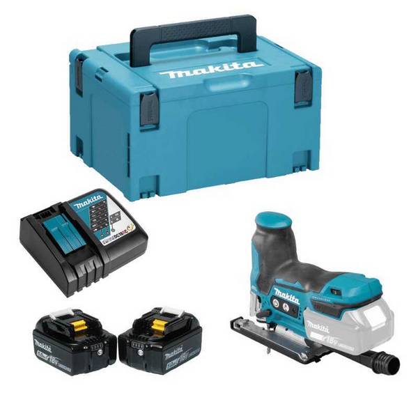 Makita DJV185RTJ Akku-Stichsäge im Makpac koffer +2x BL850B und DC18RC
