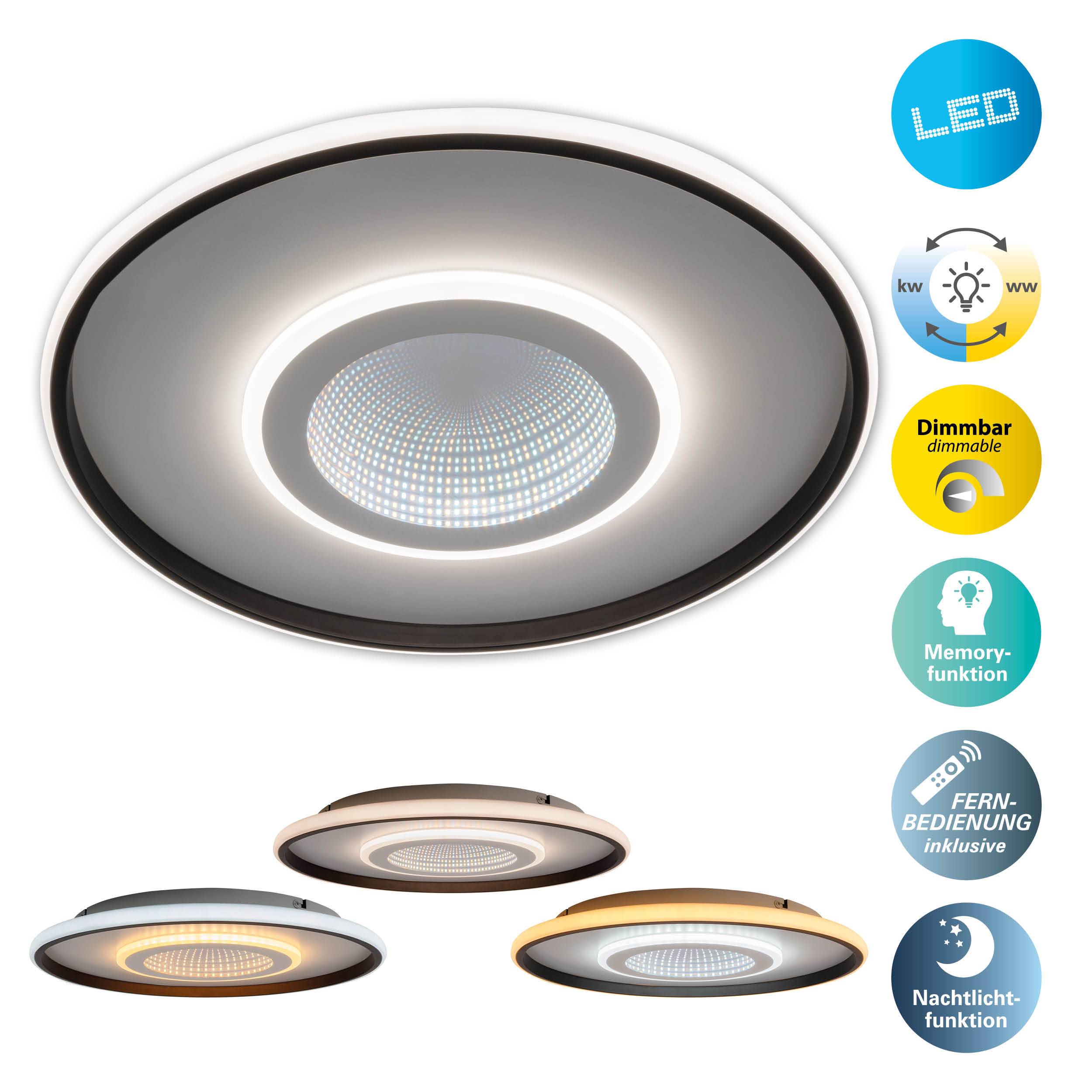LED Deckenleuchte 3D-Effekt "REDONA" D: 50 cm-1