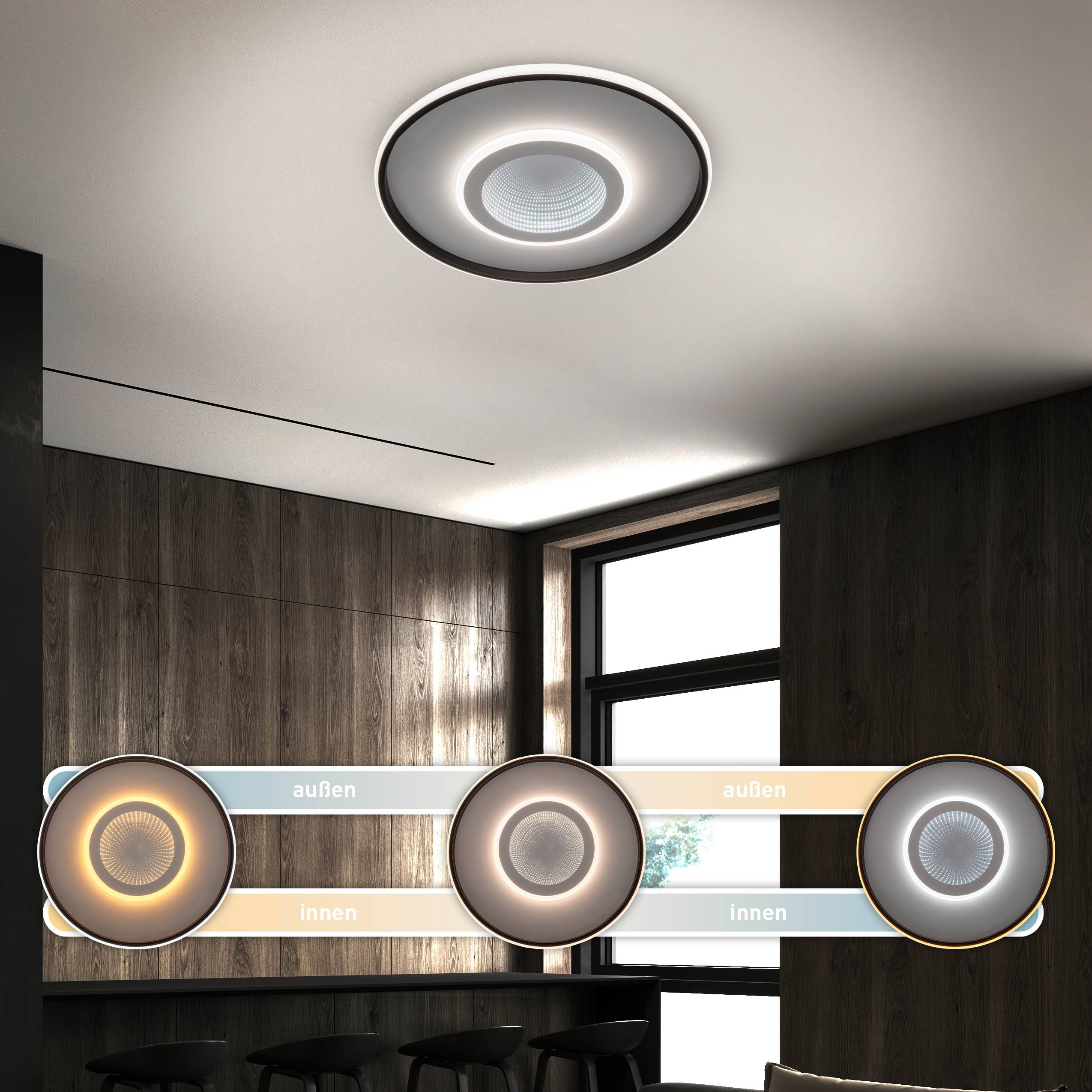 LED Deckenleuchte 3D-Effekt "REDONA" D: 50 cm-2