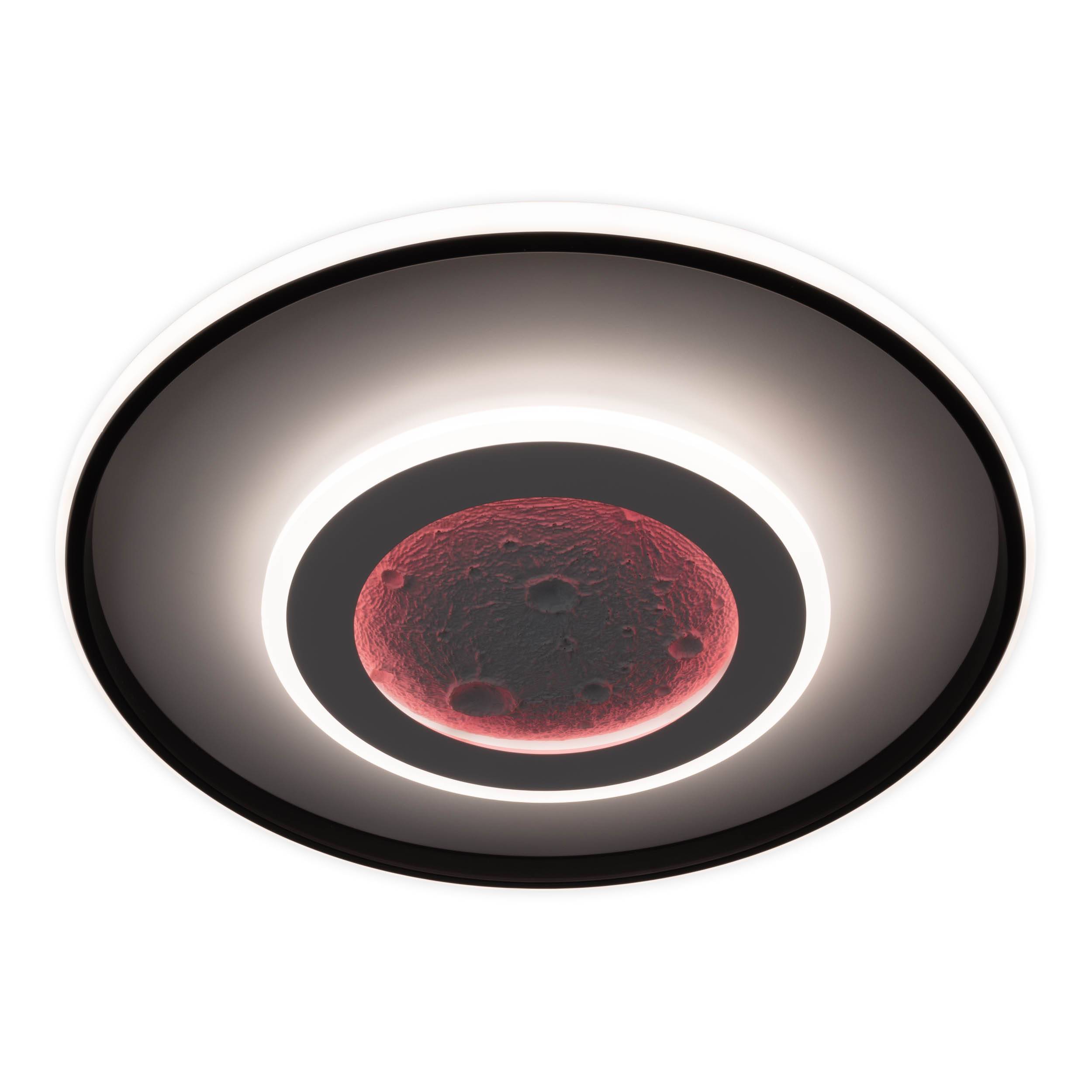 LED Deckenleuchte "LIVANA" CCT / RGB Mondstruktur D: 50 cm-3