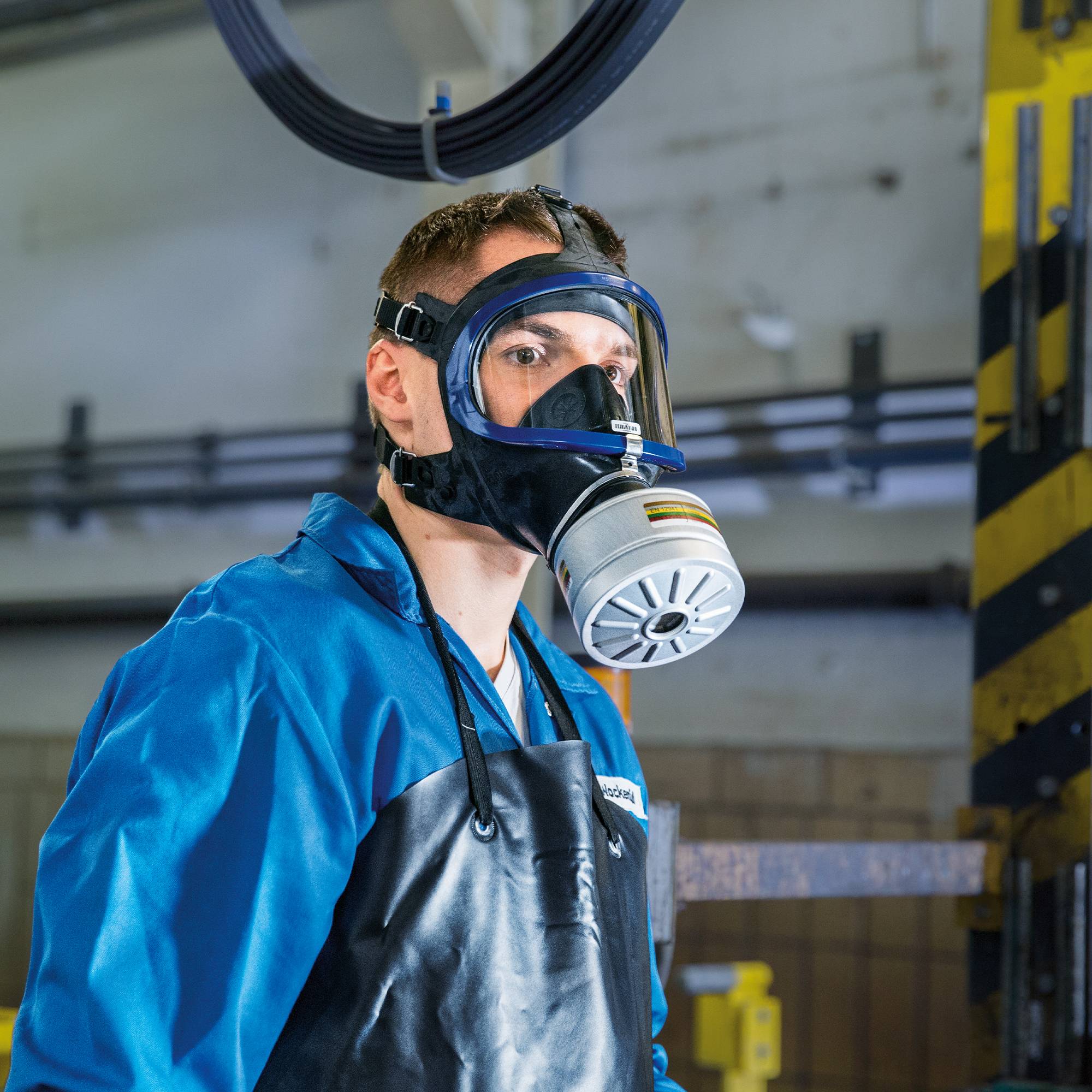 Dräger Atemschutzmaske X-plore 6300 Gasmaske EPDM-PC-RA-K/BL Vollmaske EPDM/PC, EN 136, mit Sprechmembran-2