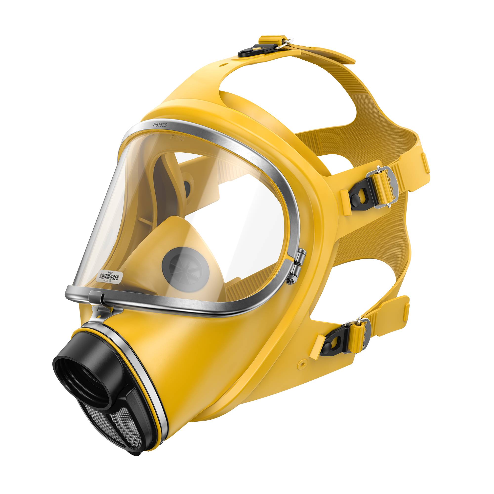 Dräger Atemschutzmaske Maske X-plore 6570 Silikon PC NIOSH/EN Schutzmaske mit Rd40 Filteranschluss-0
