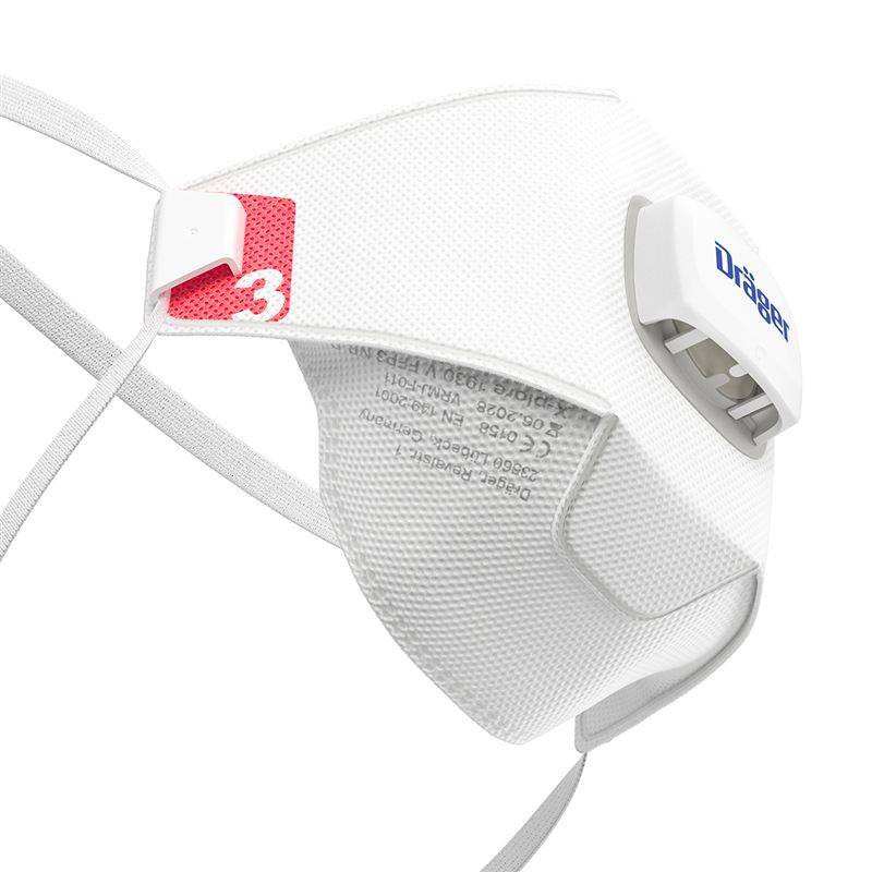 Dräger FFP3 Maske Atemschutzmaske X-plore 1930 V Staubmaske Partikelfilter mit Ventil-2