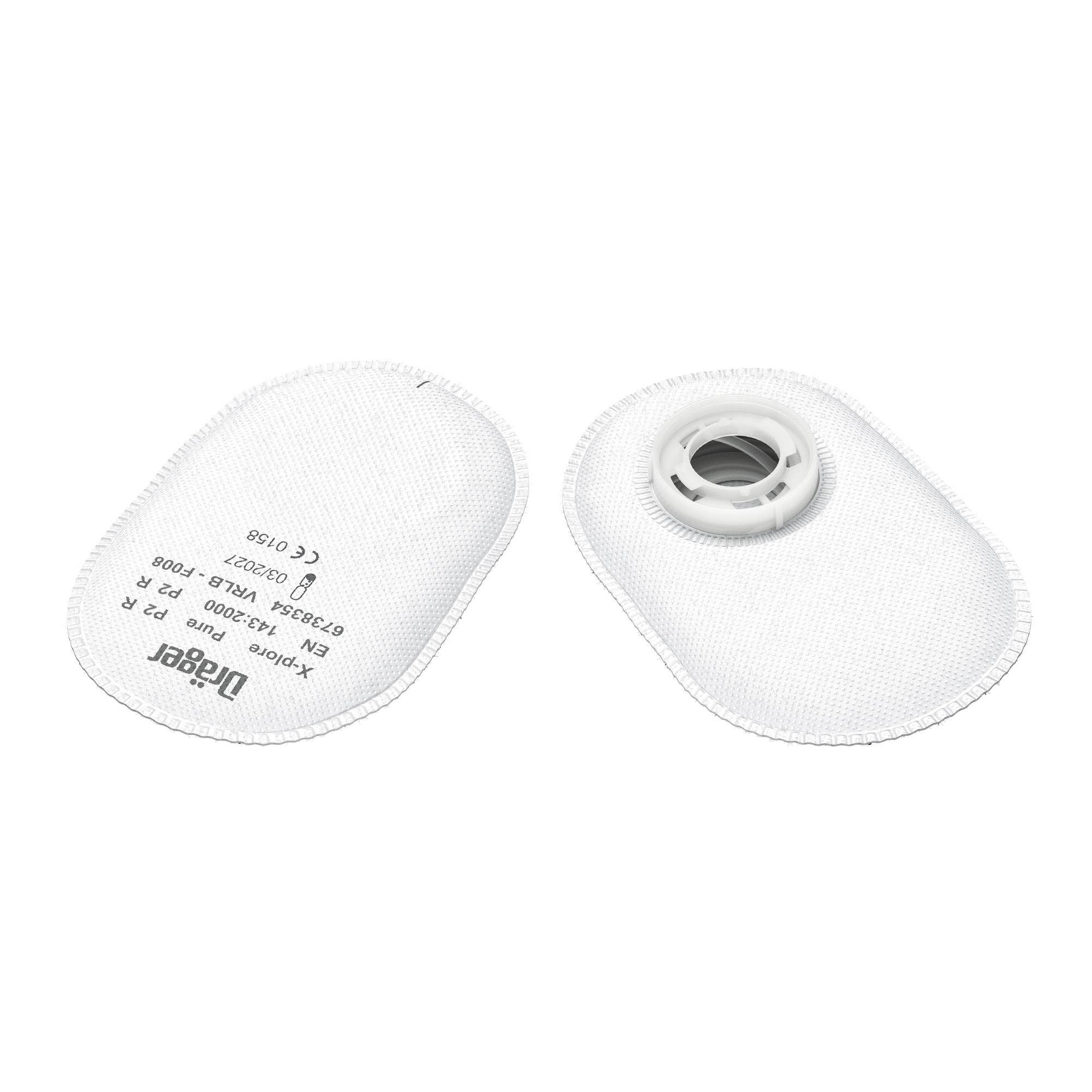 Dräger Atemschutz Partikelfilter Bajonett Pure P3 für X-plore 3300 3500 und 5500 Reihe-0