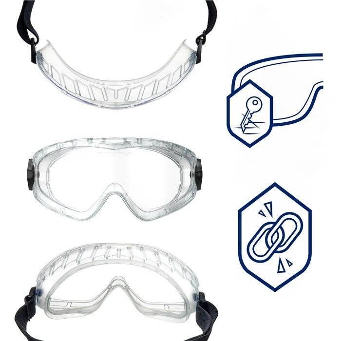 Dräger Schutzbrille Sicherheitsbrille X-pect 4400 kratzfest klar Anti-Kratz beschichtet-1