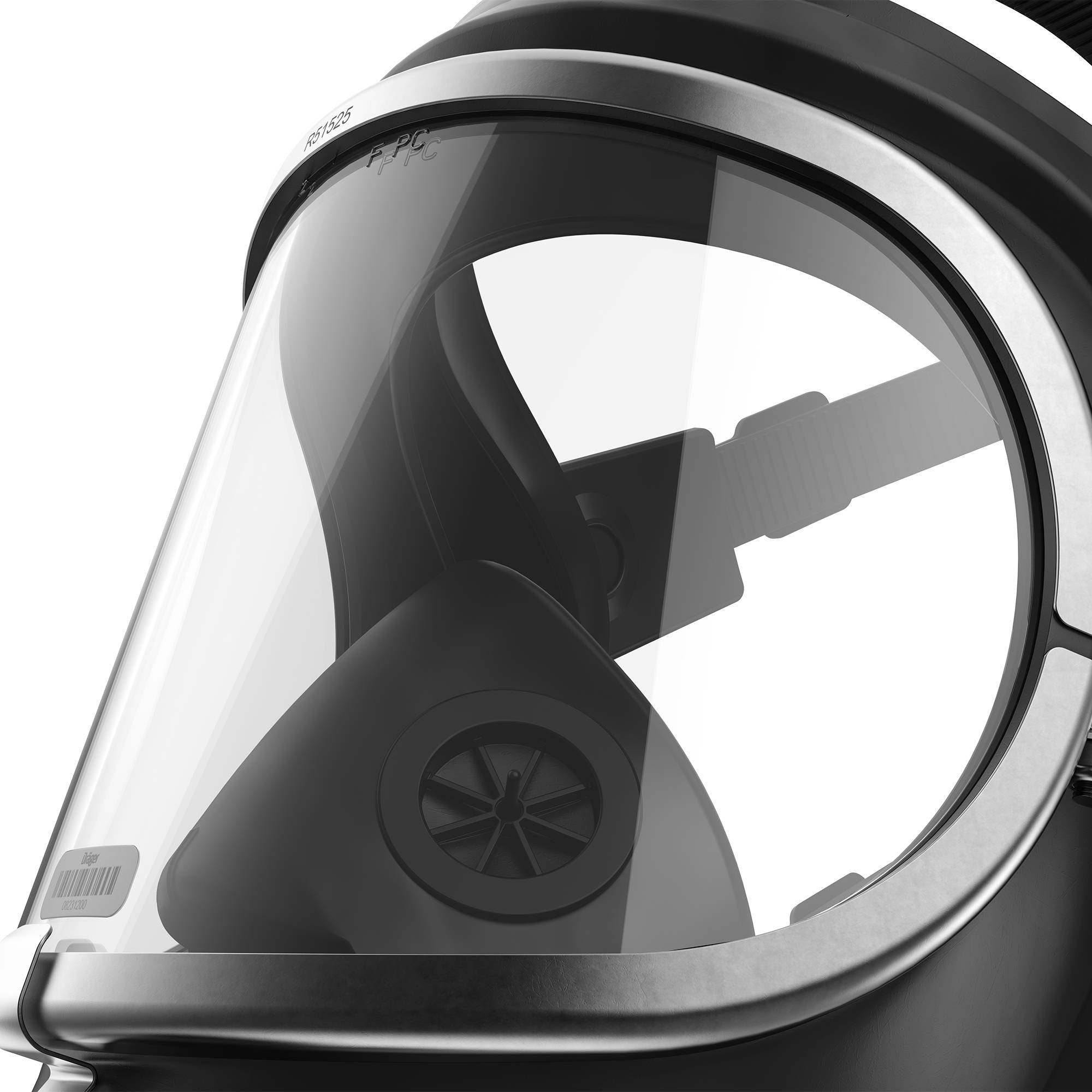 Dräger Atemschutzmaske Vollmaske X-plore 6300 Gasmaske EPDM-PC (NIOSH/EN) R51525-2