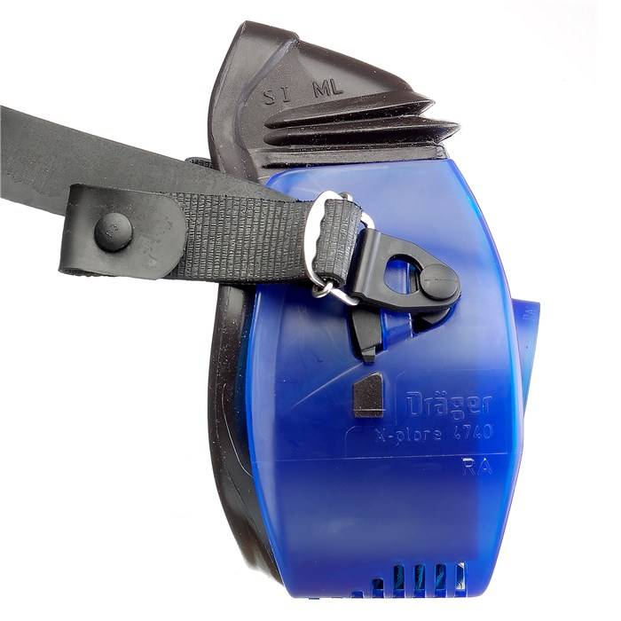 Dräger Atemschutzmaske Maske Halbmaske X-plore 4740 mit Rd40 Filteranschluss-3