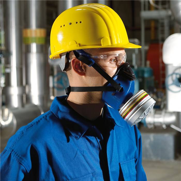 Dräger Atemschutzmaske Maske Halbmaske X-plore 4740 mit Rd40 Filteranschluss-4