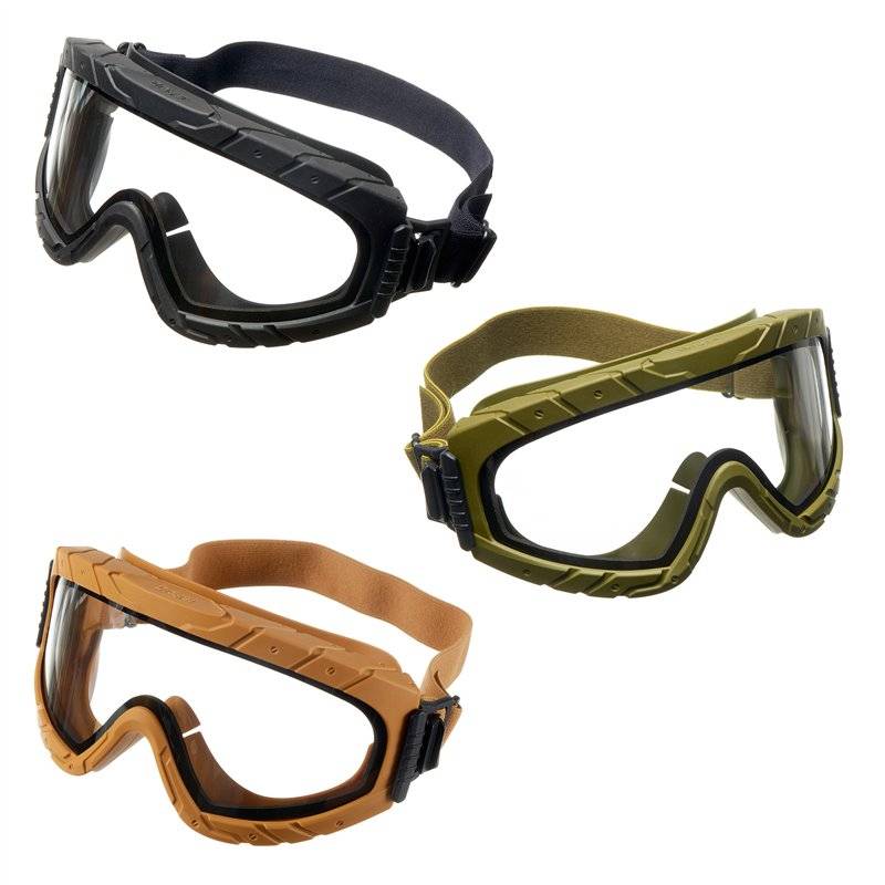 Dräger Vollsichtbrille X-pect 4900 - Sicherheitsbrille mit beschlagfreien und kratzfesten Doppelvisier Farbe Sand-4