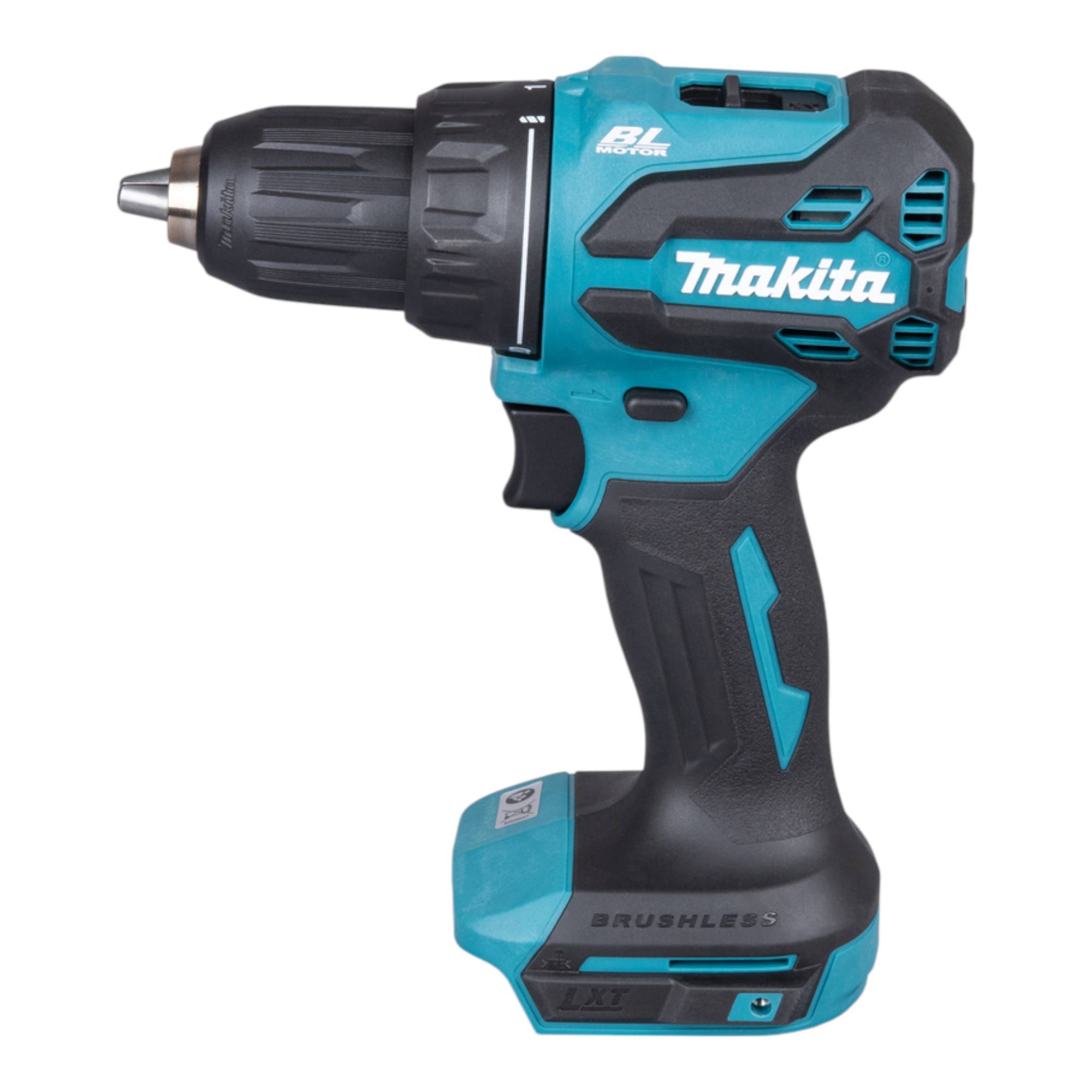 Makita DDF490Z, Handbohrmaschine, Ohne Schlüssel, Bürstenlos, Bohrer, Blau, Schwarz, 1,3 cm-1