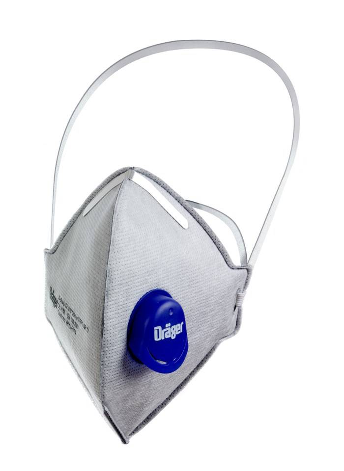 Dräger FFP2 NR D Maske Atemschutzmaske X-plore 1720 V Staubmaske mit Ventil Partikelfilter-0