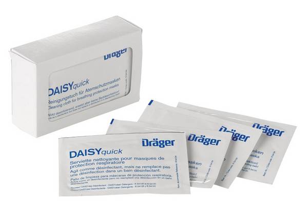 Dräger Atemschutz Reiniger Maskenreinigungstücher für Masken 10Stk.