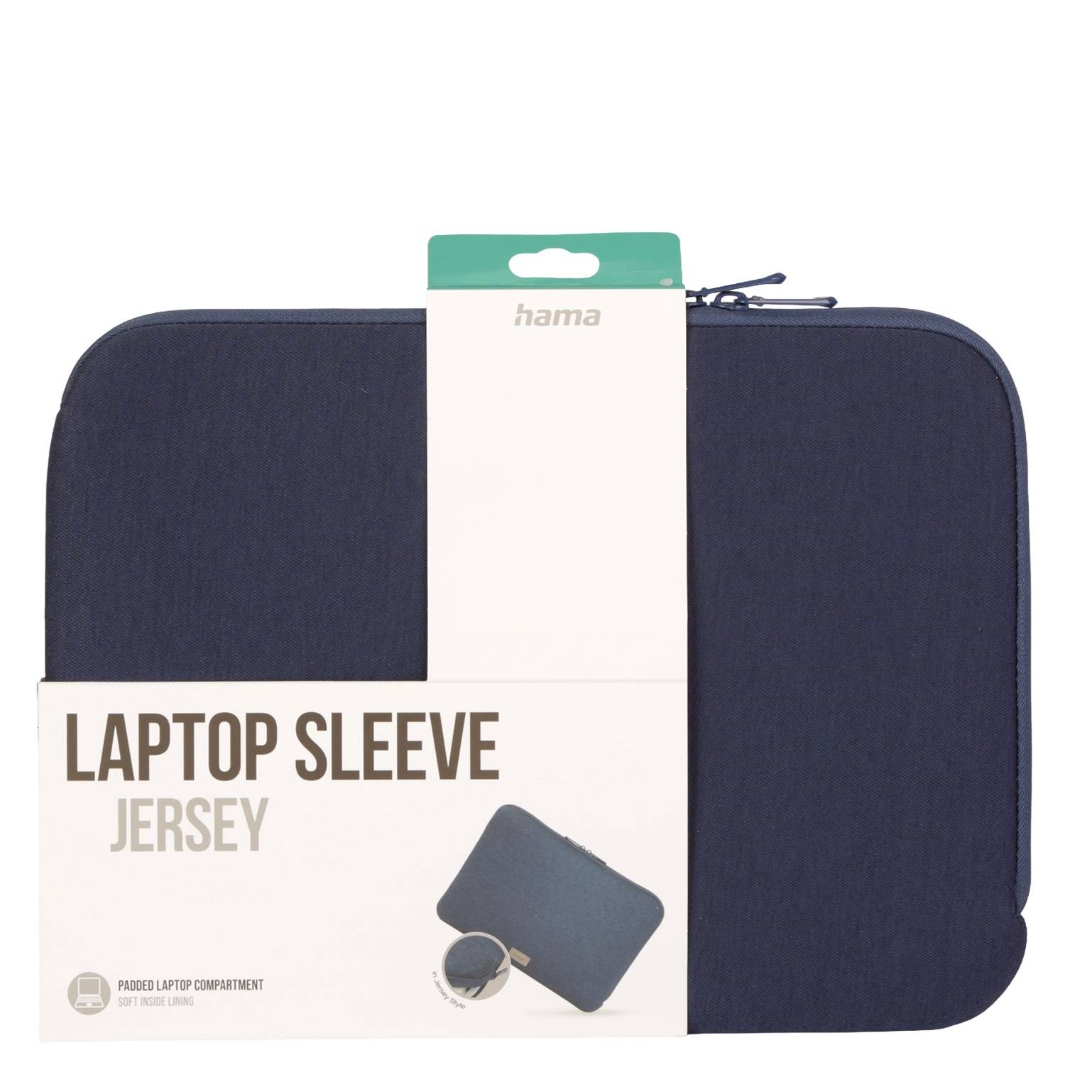 Notebook-Sleeve Jersey Blau 14" bis 15"-4