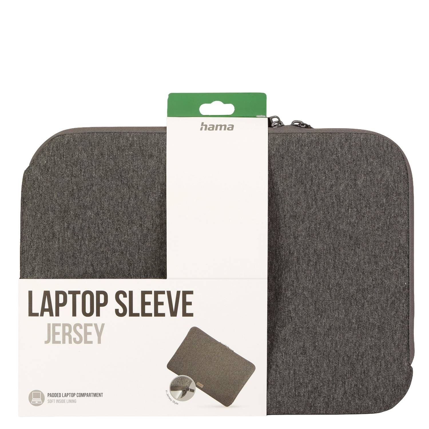 Notebook-Sleeve Jersey Dunkelgrau 14" bis 15"-3