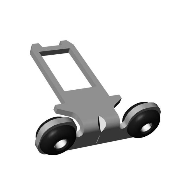 Euchner BETAETIGER-S-WQT-LN, Betätiger S abgewinkelt für Sicherheitsschalter SGA/SGP/STA/STP/STM, P/n: 095741