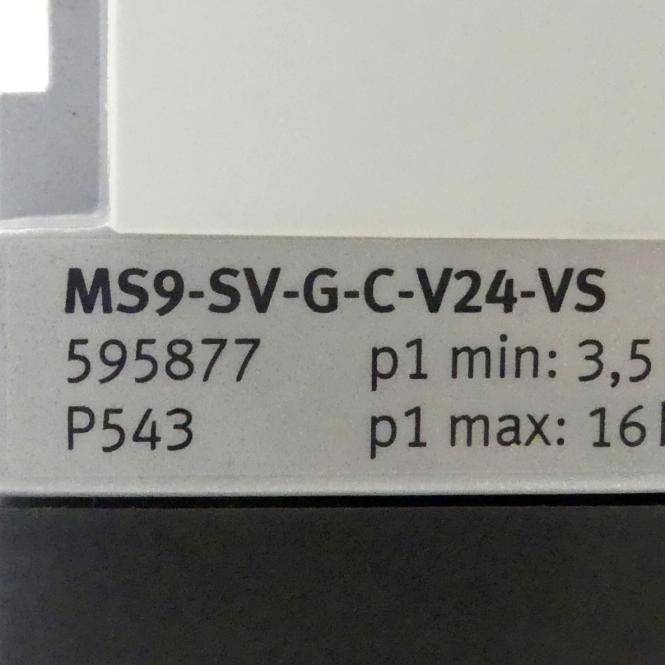 FESTO Druckaufbau- und Entlüftungsventil 595877 (MS9-SV-G-C-V24-VS)-1