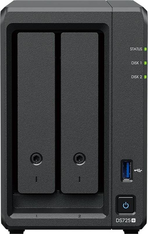 Synology DiskStation DS725+ 2 Einschübe NAS-Server Leergehäuse DS725+-1