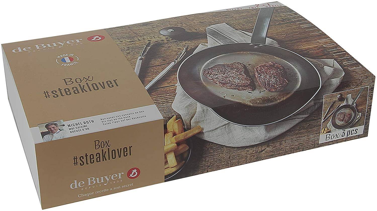 De Buyer BOX TEAKLOVER MINERAL B 26+ZANGE+MÜHLE-2