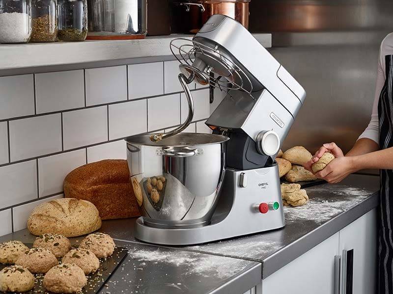 Kenwood Electronics Kenwood Chef XL Pro, 6,7 l, Silber, Tasten, Drehregler, 2,4 l, 910 g, Edelstahl-1