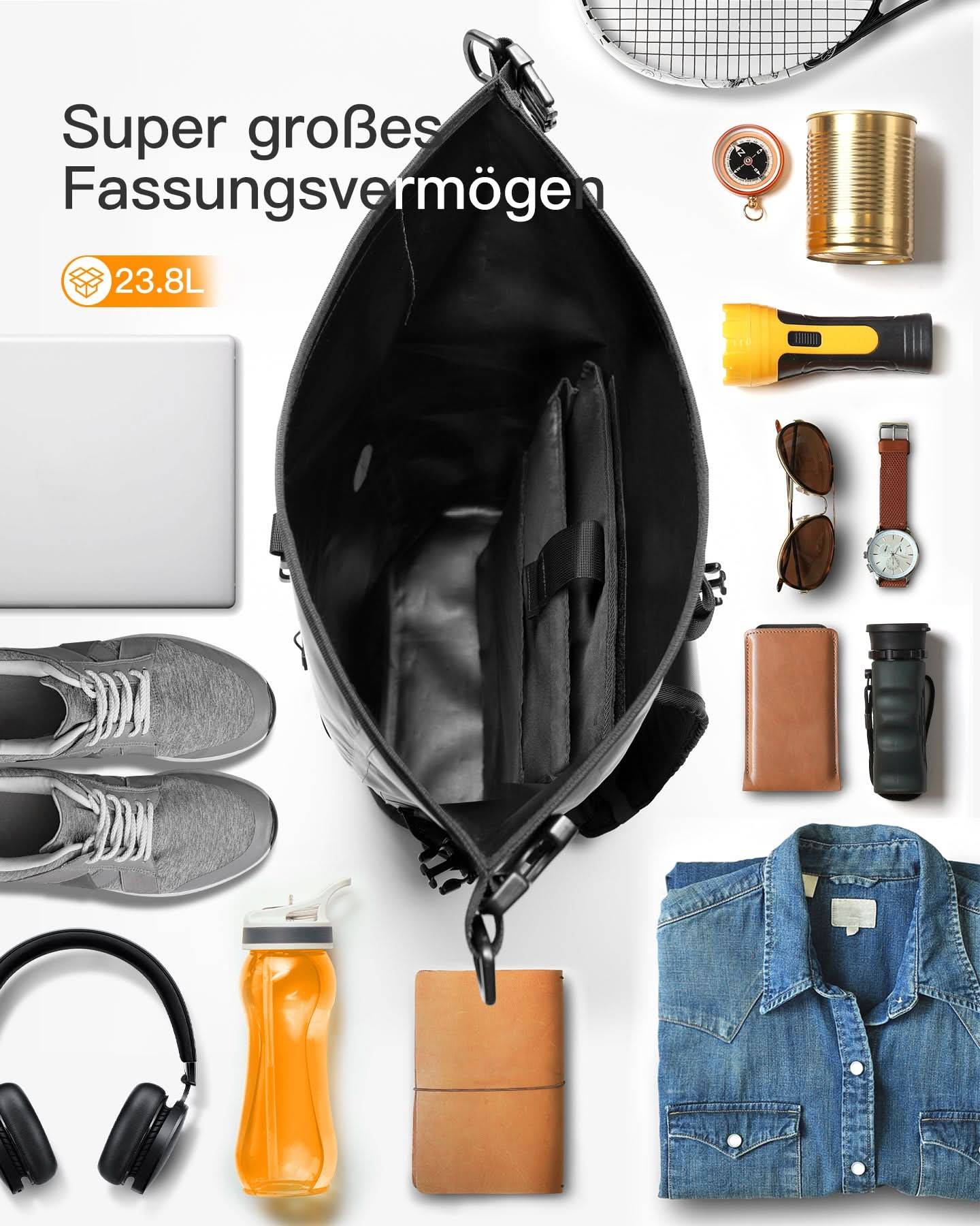 Inateck Notebook-Rucksack BP06001 black 30-35L-1