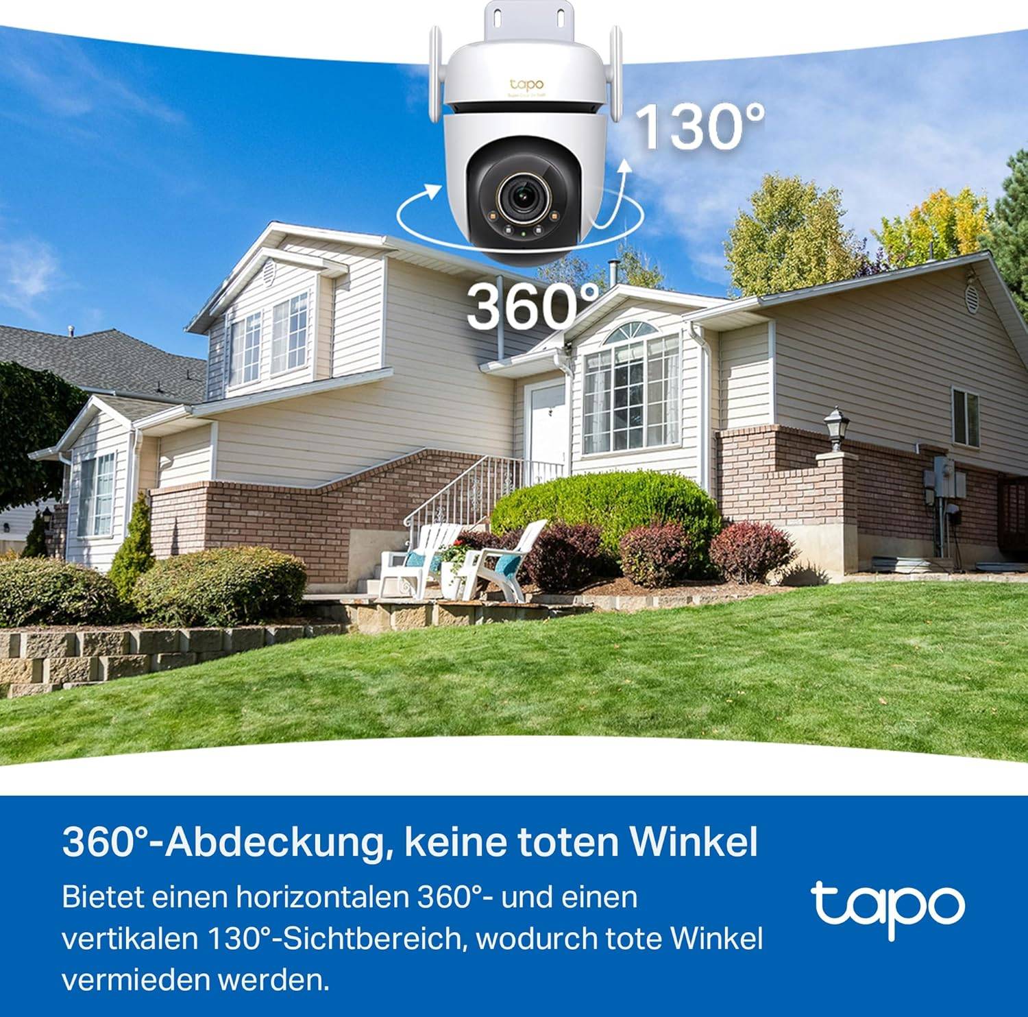 TP-LINK Tapo C530WS 360° Überwachungskamera Außen mit Bewegungsverfolgung 3K 5MP-3