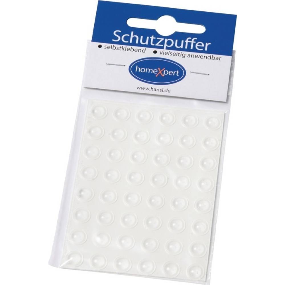 Schutzpuffer Clear 6,4mm Ku.transp.Linse selbstkl.-1