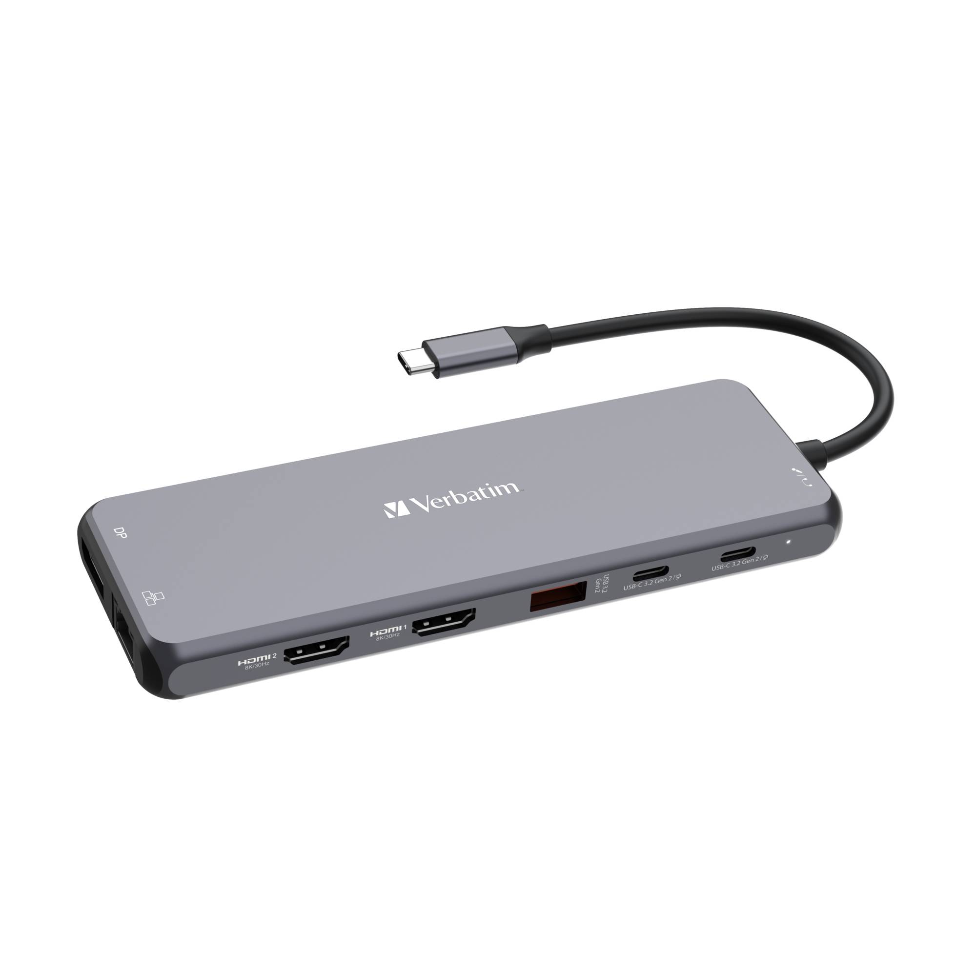 Verbatim USB-C Pro Multiport Hub 13 Port CMH-13 32153 - Hub - 13-Port - Typ C-0