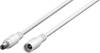 Goobay 76677 DC Netzkabel Verlängerungskabel 12V Netzteil DC-Stecker auf DC-Buchse 5,50 x 2,10 mm Stromkabel Weiß 10m